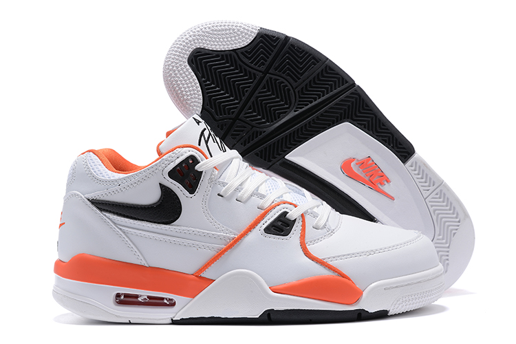 Men's Air Flight White/Black/Orange Running shoes CZ6097-100 0088